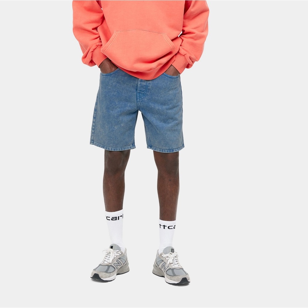 Carhartt- Newel Short Worn Washed Icy Water Space